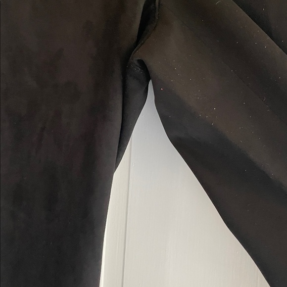 Talbots Black Stretch Suede Pants - Picture 5 of 10